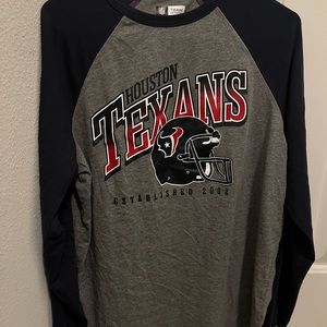 NFL Houston Texans long sleve shirt